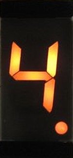 Alco MSM-5A 7-Segment Mosaic Indicator Incandescent Display