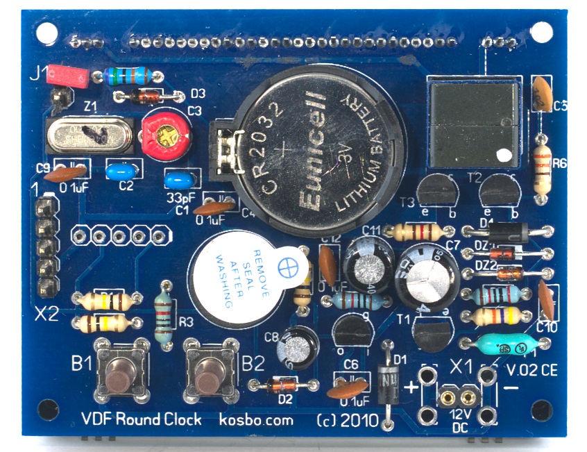 VFD48-1202FN Round Clock VFD Display Panel