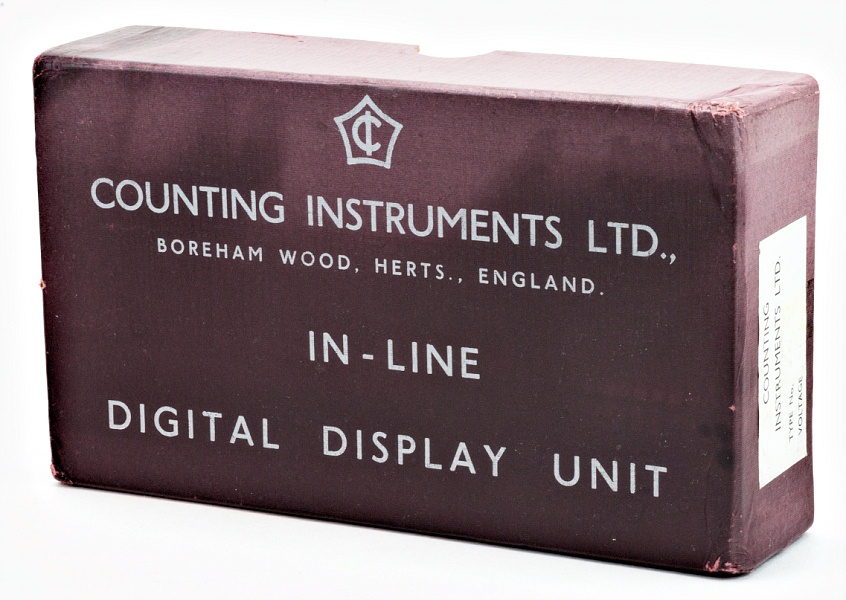 COUNTING INSTRUMENTS LTD. In-Line Digital Display Unit Type 600/1/307 BP