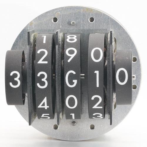 5-digit Electromechanical Number Display