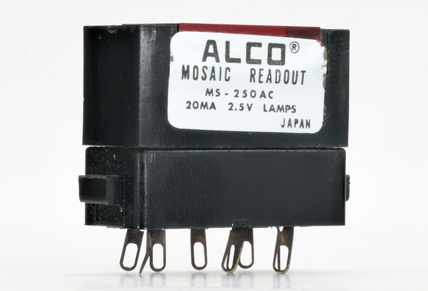 ALCO MS-250AR 7-Segment Mosaic Indicator Incandescent Display