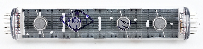 Experimental Pandicon-like 13-digit 7-Segment Indicator Tube
