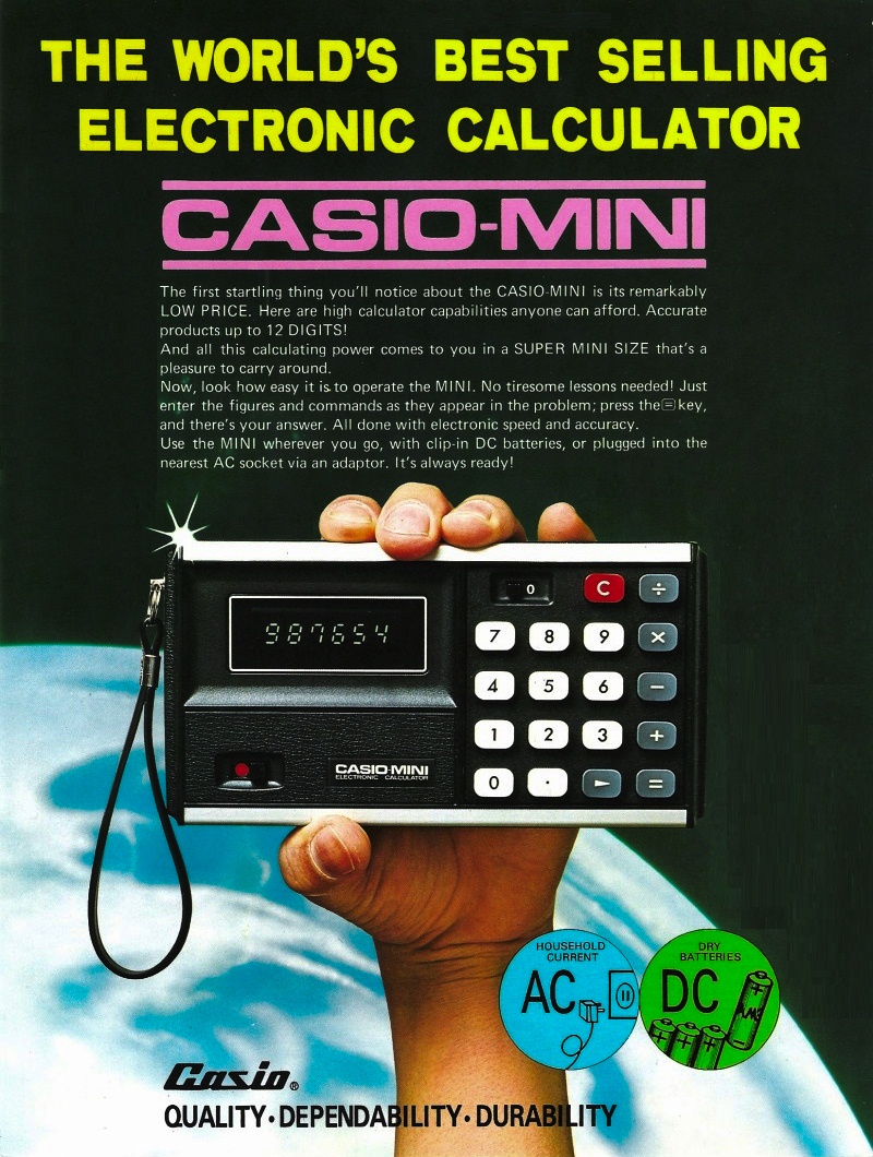 Casio-Mini Model CM-602