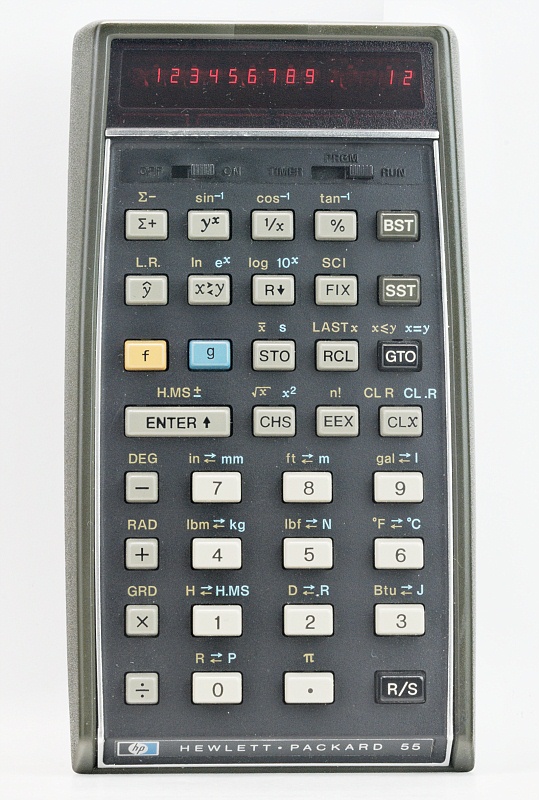 HP-55 Programmable Handheld Scientific Calculator