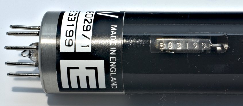 EEV Type P8029/1 Camera Tube