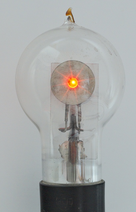Neon Crater Lamp for Mechanical Television Set