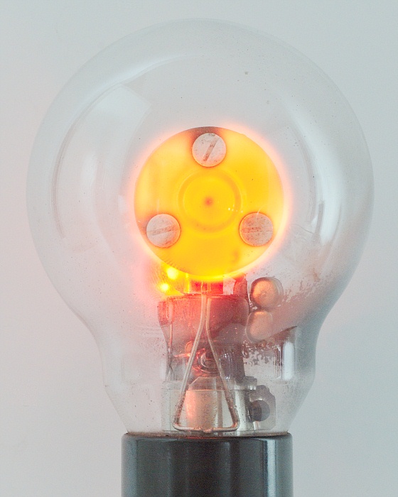 Jenkins Neon Crater Lamp for Mechanical Television Set