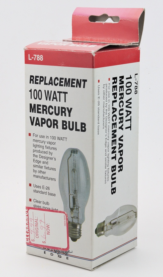 L-788 100 Watt High Pressure Mercury Vapor Replacement Bulb