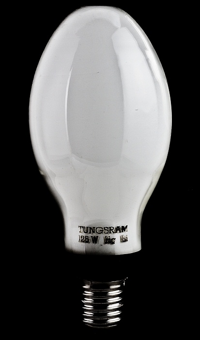 POLAM / TUNGSRAM HgLI 125W High Pressure Mercury Fluorescent Lamp