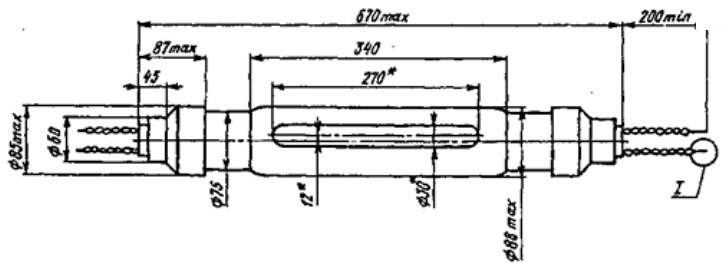 Three-phase metal halide lamp DM4-3000