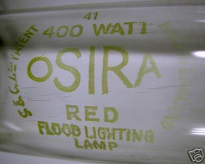 OSIRA 400W Red Floodlighting Lamp