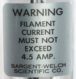 Sargent-Welch No. 0623 e/m Vacuum Tube