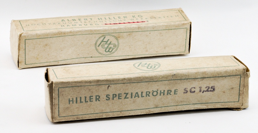 Hiller SC1,25 Elektrometer-Triode