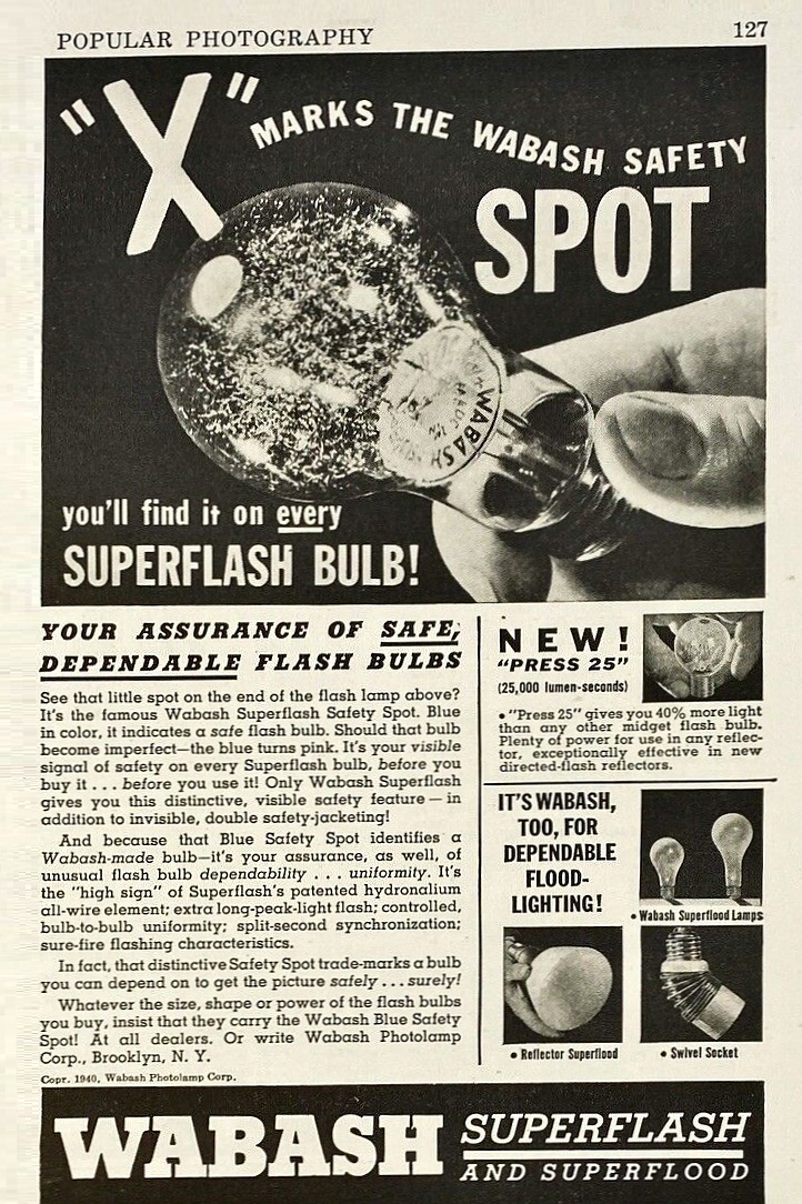 WABASH SUPERFLASH Photolamp No. 2