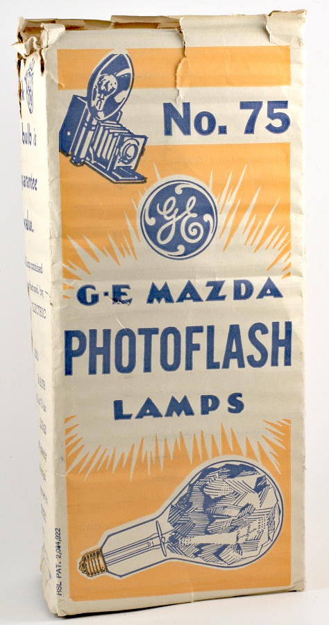 G.E. MAZDA Photoflash Lamp No. 75