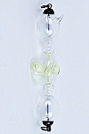 Geissler tube with one double twist