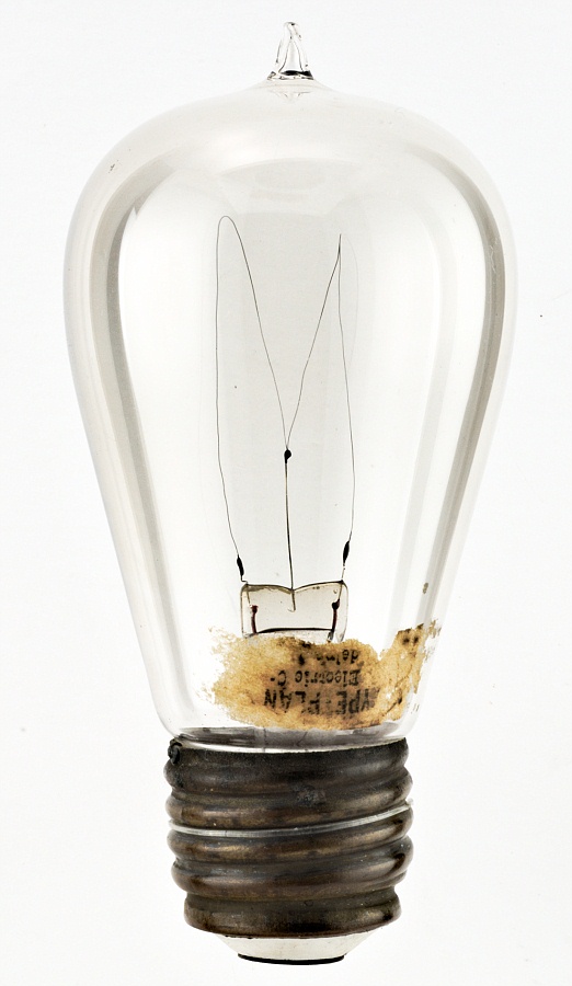 Carbon filament incandescent lamp Type PLAN