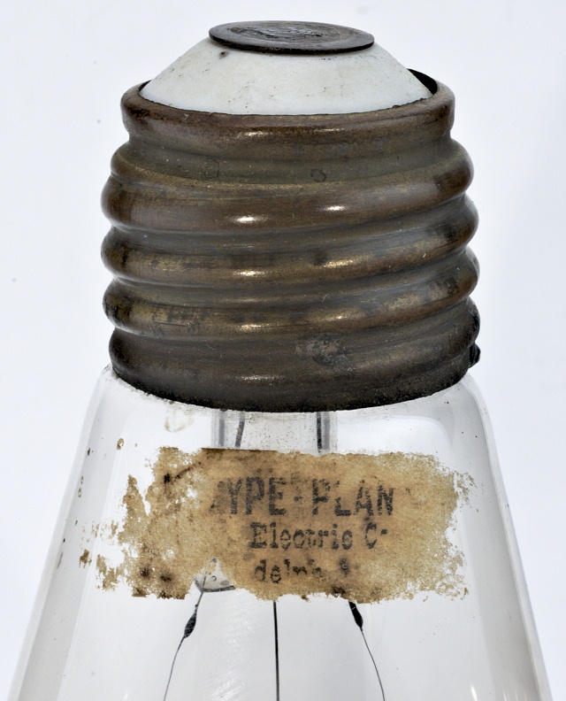 Carbon filament incandescent lamp Type PLAN