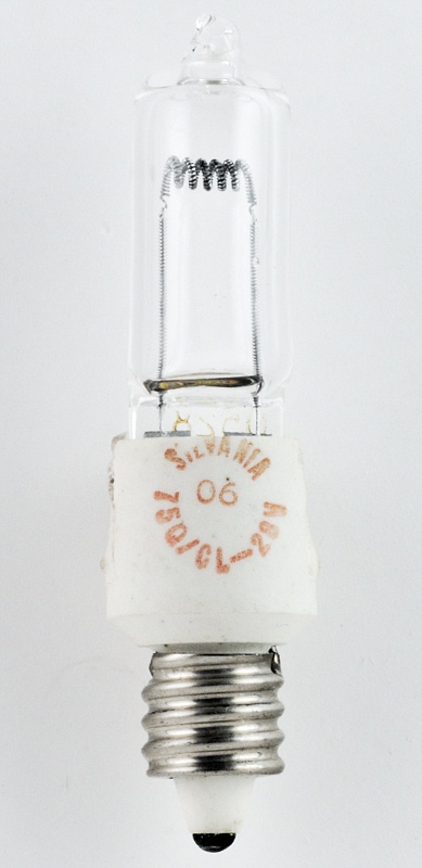 SYLVANIA 750/CL-28V Miniature Single End Halogen Lamp