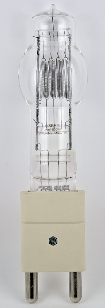 OSRAM 64805 220 V 5000 W Halogen Lamp for studio and film production