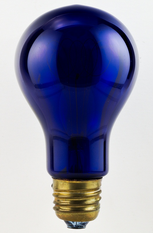 Blaue Kohlenfadenlampe 220V