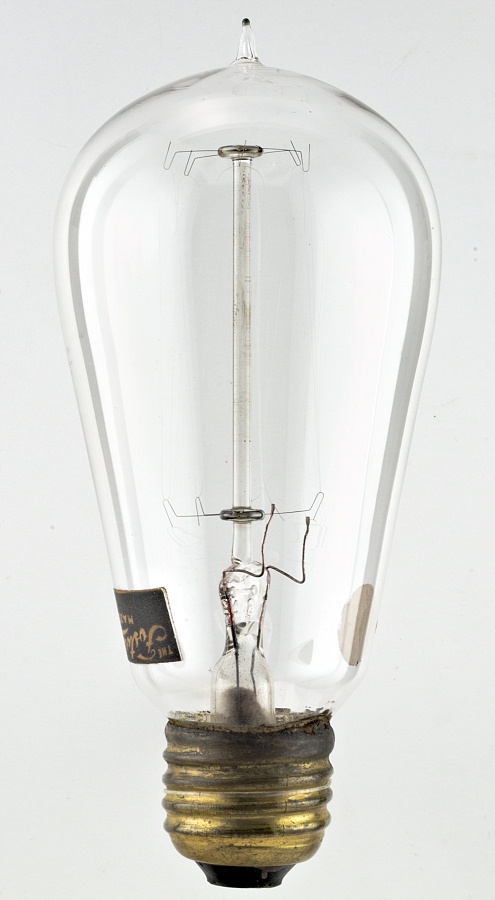 The Fostoria MAZDA 40W 118V Drawn Tungsten Filament Lamp