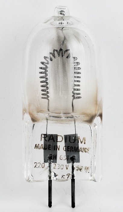 RADIUM RH 651 F 220V-230V 650W Halogen-Glhlampe fr Photoaufnahmen