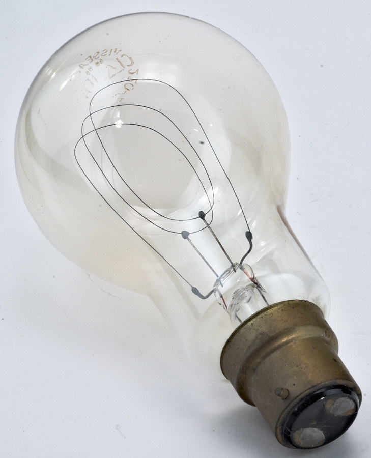 Lampe  filament de carbone CLAUDE VISSEAUX 220-230V 50 Bougies