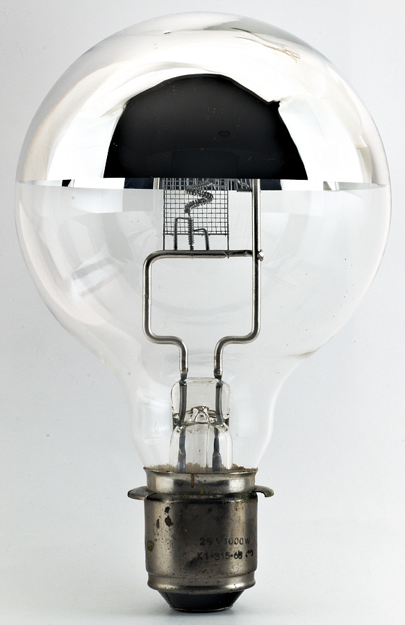 Glühlampe 29V 1000W Kopfverspiegelt - Suchscheinwerfer für Boote