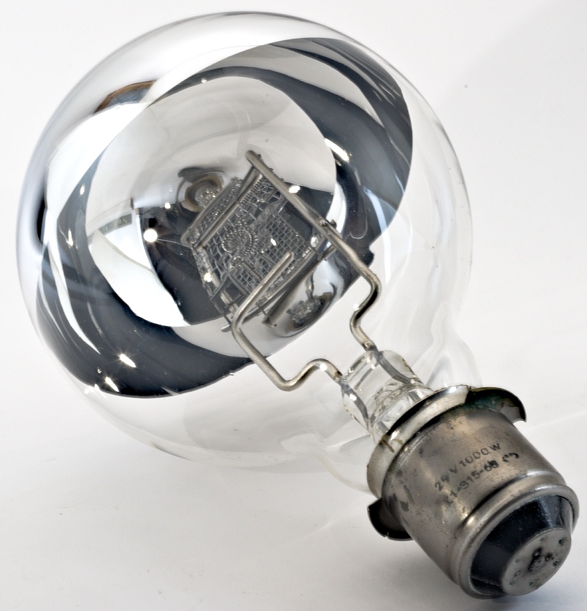 Glühlampe 29V 1000W Kopfverspiegelt - Suchscheinwerfer für Boote