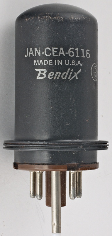 Bendix JAN-CEA-6116 X-Band Reflex Klystron