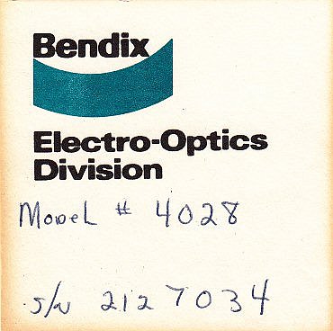 Bendix CHANNELTRON Electron Multiplier CEM-4028