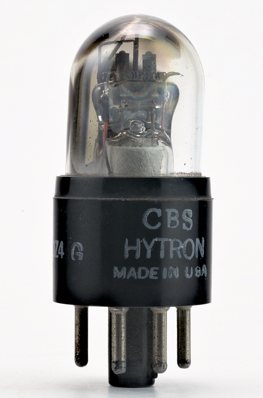 CBS Hytron 0Z4G Full-Wave Gas Filled Rectifier