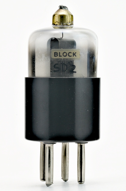 BLOCK SD2 Direkt geheizte Gleichrichterröhre