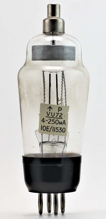 VU72 10E/11530 Half-Wave Mercury Vapour Rectifier