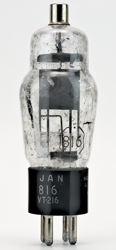 RCA JAN 816 VT-216 Half-Wave Mercury-Vapor Rectifier