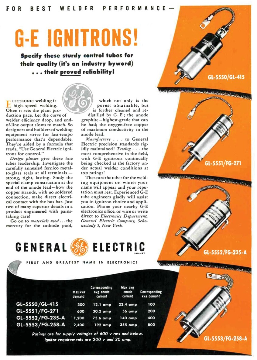 Ignitron GENERAL ELECTRIC GL415