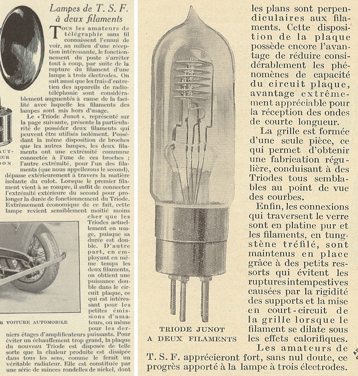 Triode Junot Dtecteur