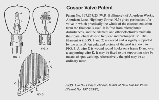 Cossor P1 Bright Emitter Triode