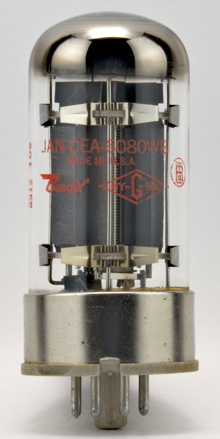 Bendix JAN-CEA-6080WB Reliable Twin Power Triode