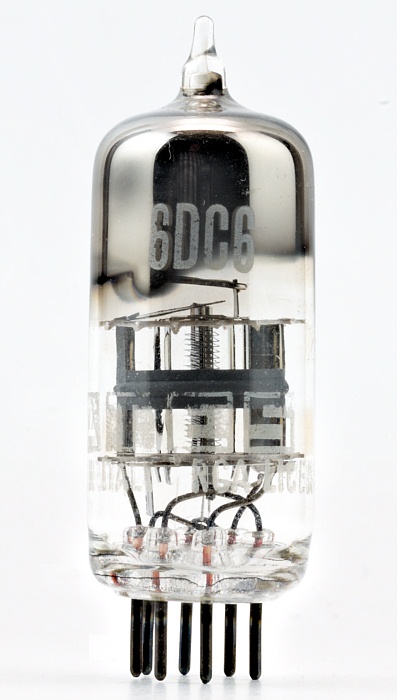 ATES 6DC6 Miniature Semiremote-Cutoff Pentode