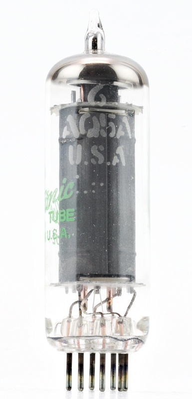 GE 6AQ5A Miniature Beam Power Tube