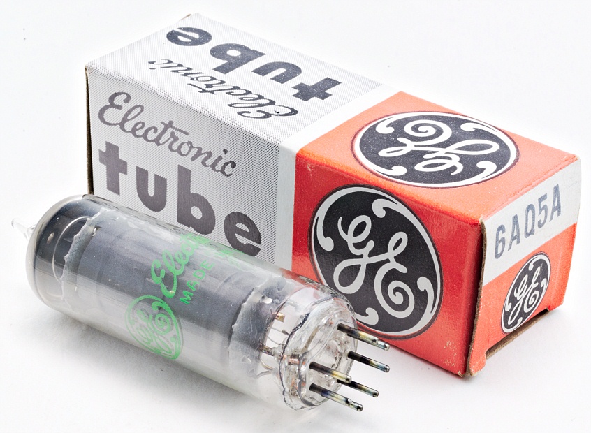 GE 6AQ5A Miniature Beam Power Tube