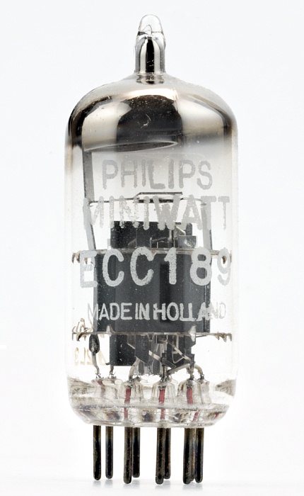 PHILIPS MINIWATT ECC189 R.F. Double Triode
