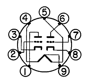 RADIOTRON 12AT7/ECC81 R.F. Double Triode