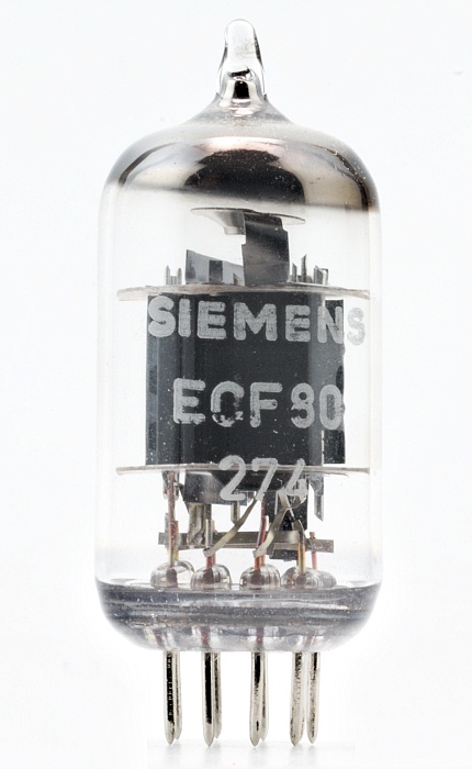 SIEMENS ECF80/6BL8 Medium-Mu Triode - Sharp-Cutoff Pentode