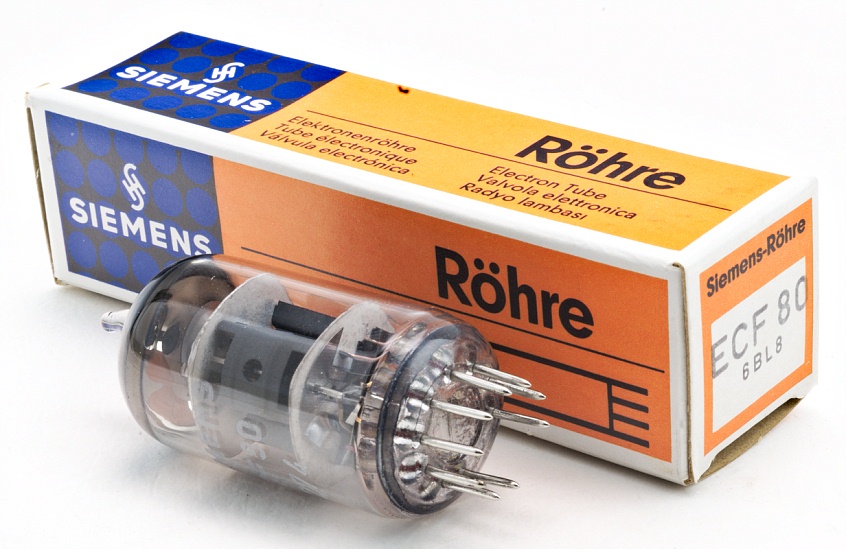 SIEMENS ECF80/6BL8 Medium-Mu Triode - Sharp-Cutoff Pentode