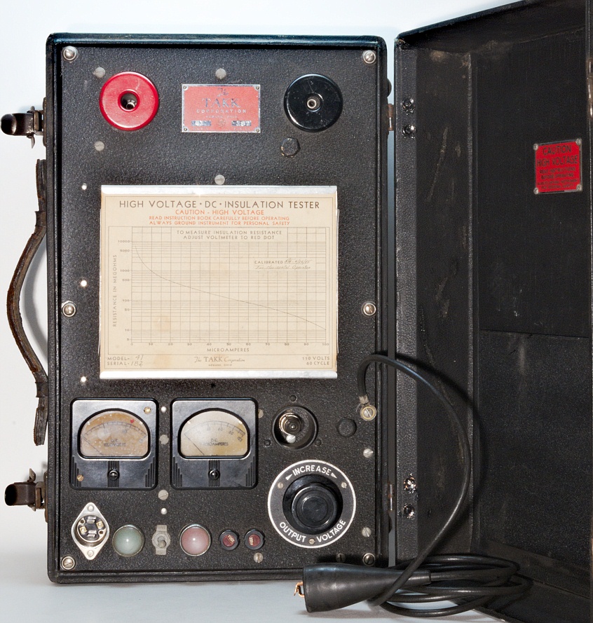 TAKK Model 41 High Voltage D-C Insulation Tester