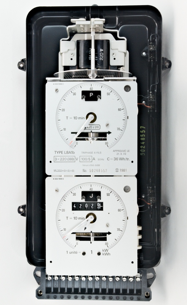 Compteur lectrique triphas 4-fils Type L8A1b LANDIS + GYR