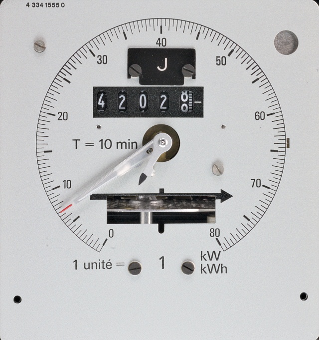 Compteur lectrique triphas 4-fils Type L8A1b LANDIS + GYR